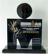 Christa's Ironman trophy